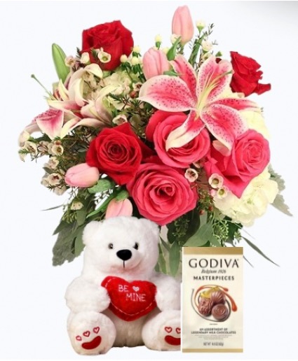 THE DAYDREAM PACKAGE Valentine's Day Bouquet Delivery