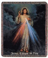 The Divine Mercy Tapestry Throw