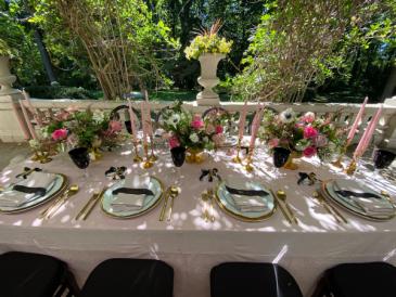 The Elegant Garden Themed Wedding in Baltimore, MD | Tasha Flowers-Your Personal Florist