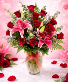 The Elevated Dozen Red Rose Arrangement