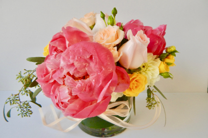 The Enchanted Bouquet Peonies and Roses of your choice