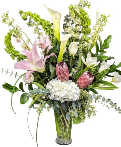 The Essence of Elegance premium flower arrangement