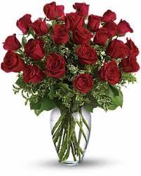 The Fabulous roses two dozen of  roses- color choice red pink or white