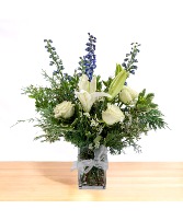 The First Snowflake Vase Arrangement