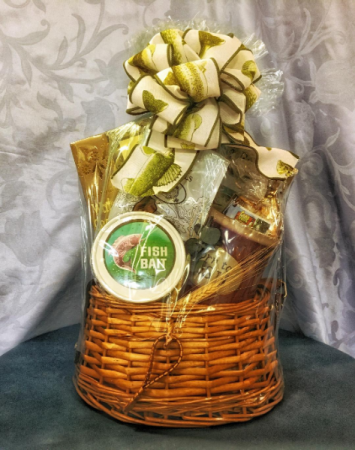 The Fisherman's Fishing Creel Gift Baskets