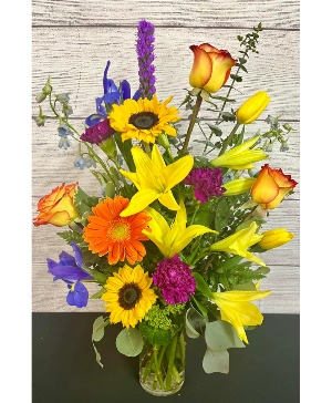 The flower patch Large Fresh arrangment