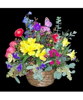 The Flutter By Basket Wildflower Basket
