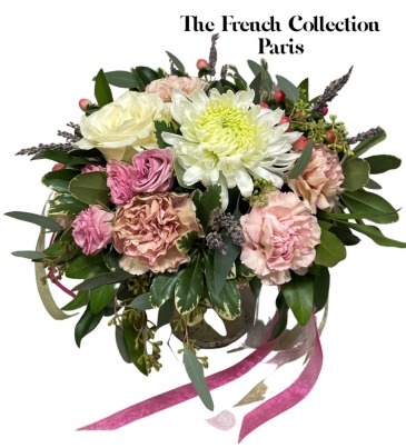 The French Collection - Paris container arrangement in Invermere, BC | INSPIRE FLORAL BOUTIQUE