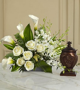 The FTD® At Peace™ Arrangement Cremation Arrangement   (urn not included)