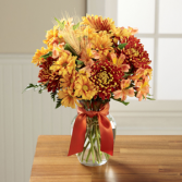 The FTD® Autumn Roads™ Bouquet Bouquet - VASE INCLUDED