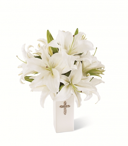 The FTD Faithful Blessings Vase Bouquet
