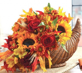 Fall Harvest™ Cornucopia Arrangement