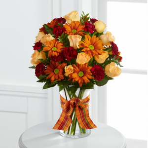 The FTD® Golden Autumn™ Bouquet - VASE INCLUDED in Stratford, ON 