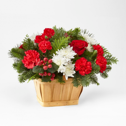 The FTD Good Tidings Floral Basket 