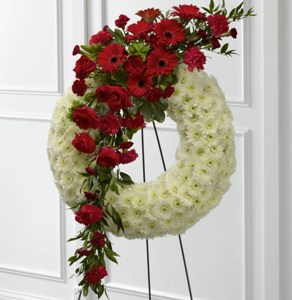 The FTD® Graceful Tribute™ Wreath  