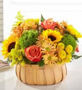 The FTD® Harvest Sunflower™ Basket Fall
