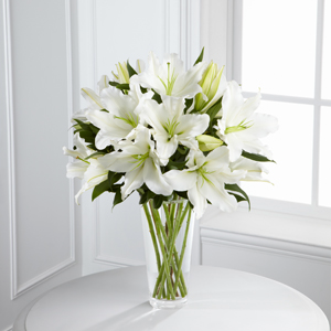 The FTD® Light In Your Honor™ Lily Bouquet