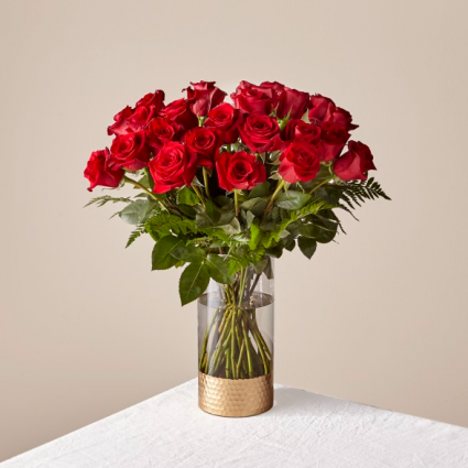 The FTD Lovebirds Red Rose Bouquet 21-V1R