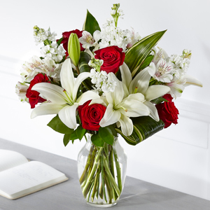 The FTD Loving Respect Bouquet Vase Arrangement 