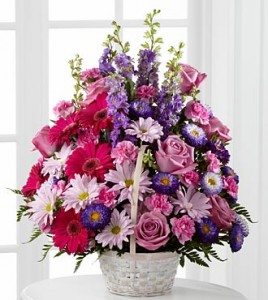 The FTD Pastel Peace Basket in Dearborn, MI - LAMA'S FLORIST