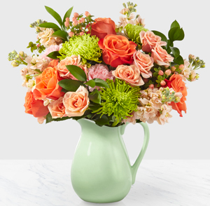 The FTD Pop Of Color Boquet Vase Arrangement 