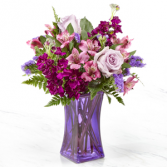 The FTD® Purple Presence™ Bouquet- VASE INCLUDED 