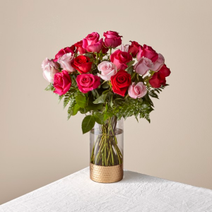 The FTD Rose Colored Love Bouquet 21-V1M