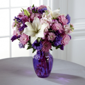 The FTD® Shades of Purple™ Bouquet - VASE INCLUDED