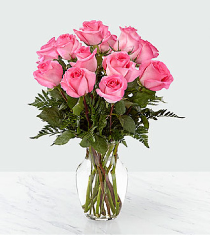 The FTD Smitten Pink Rose Bouquet 