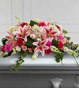 The FTD Splendid Grace Casket Spray