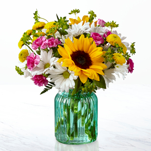 The FTD® Sunlit Meadows™ Bouquet - VASE INCLUDED