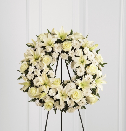 The FTD Treasured Tribute Wreath Wreath #1