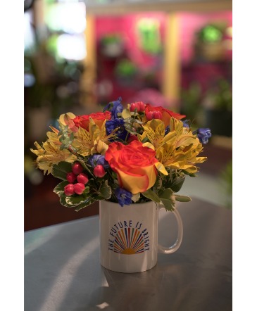 The Future is Bright Mug Arrangement in South Milwaukee, WI | PARKWAY FLORAL INC.