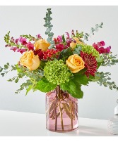 The Gilded Moment Bouquet Blush Vase Collection
