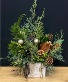 The Gilded Pine Box Arrangement