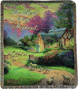 The Good Shepherd's Cottage Manual 50x60" Tapestry Throw