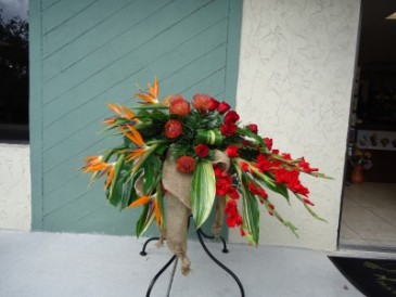 The Great Outdoors Casket Spray