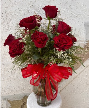 The Heart Dozen Rose Arrangement