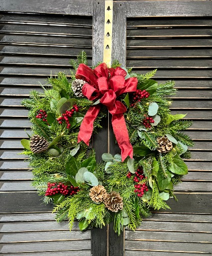 The Holiday Spirit Wreath  Christmas Wreath