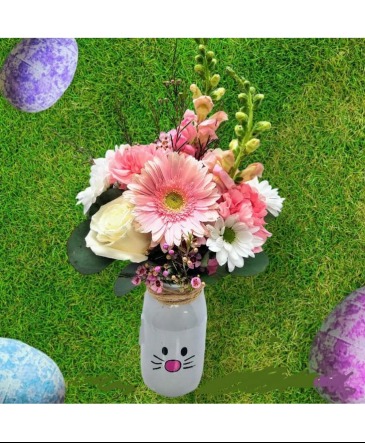 The Hoppy Bunny  Vase Arrangement in Vernon, NJ | HIGHLAND FLOWERS