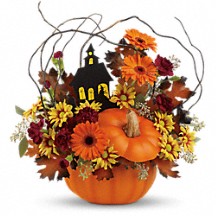 The Haunted Pumpkin Holiday Floral