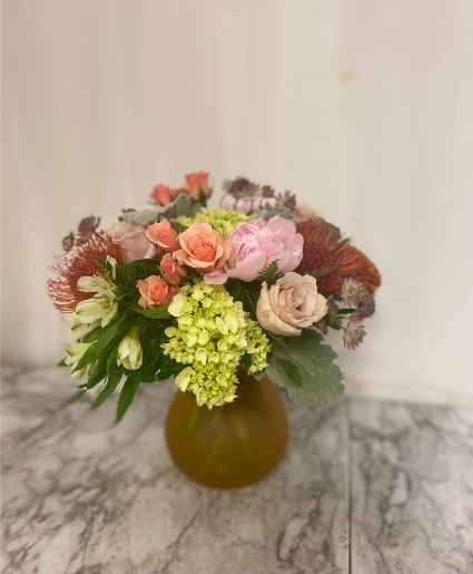 The Jenny Vase of mixed florals