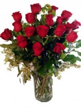 The Long Stem Red Rose Arrangment Red