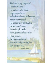 The Lord Is My Shepherd Prayer Card Add-on