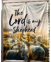 The Lord Is My Shepherd Psalm: 23 Throw