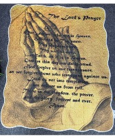The Lord Prayer Afghan Blanket