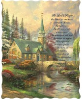 The Lord's Prayer - Chapel 50"x 60" Quilted Throw