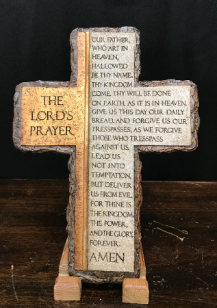 lord's prayer in cross