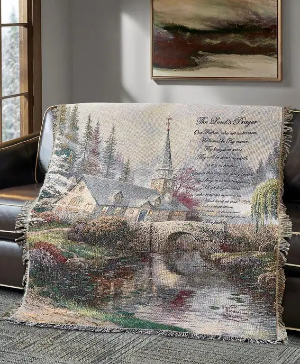"The Lord's Prayer" - Woven Tapestry Throw 