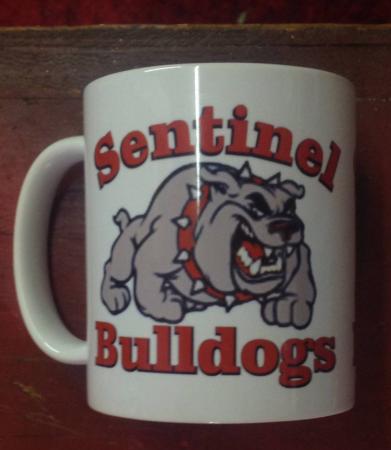 Sentinel bulldog coffee cup Bulldog gift